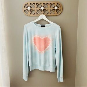 Wildfox Heartfelt Dye Sweater Sz Small